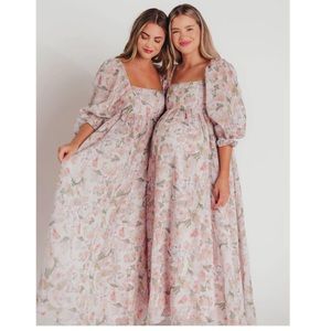 LIKE NEW floral bump friendly - Mona  Maxi Dress in Fall Floral | XL